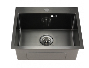 Мойка 5343 MELANA Profline 1.2/20 САТИН  ГРАФИТ врез. квадрат